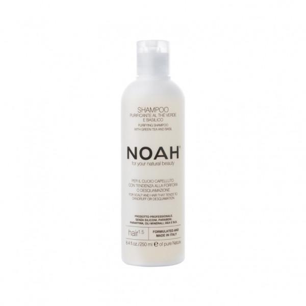 NOAH - Purifying shampoo with green tea and basil 250 ml.