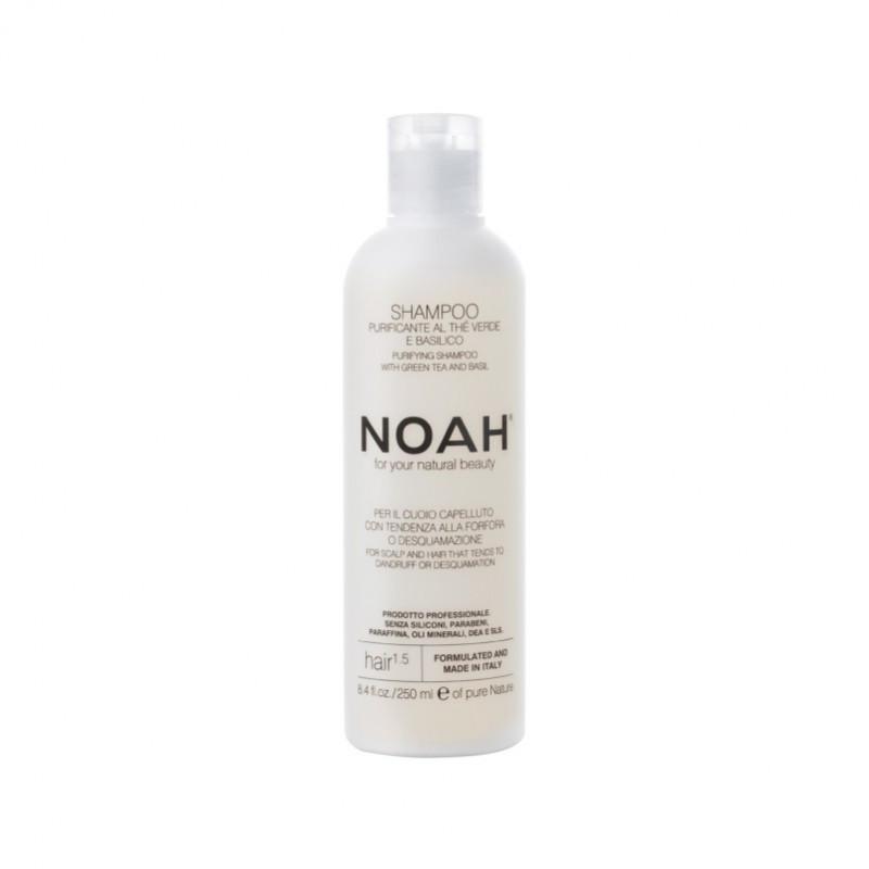 NOAH - Purifying shampoo with green tea and basil 250 ml.