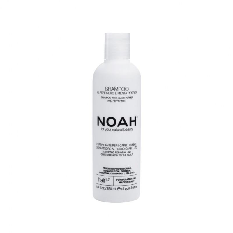 NOAH - Shampoo with black pepper and peppermint 250 ml.