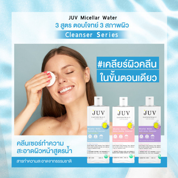 JUV Micellar Water Extra Gentle Cleanser