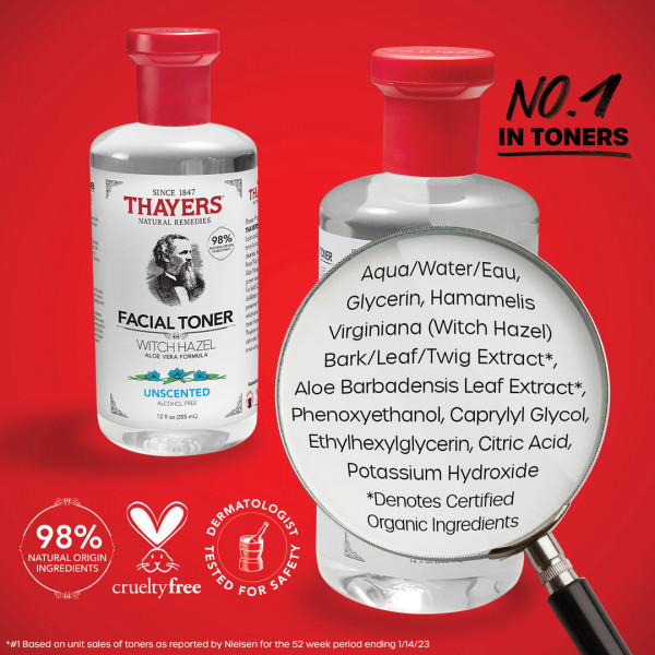 Thayers Unscented Witch Hazel Toner