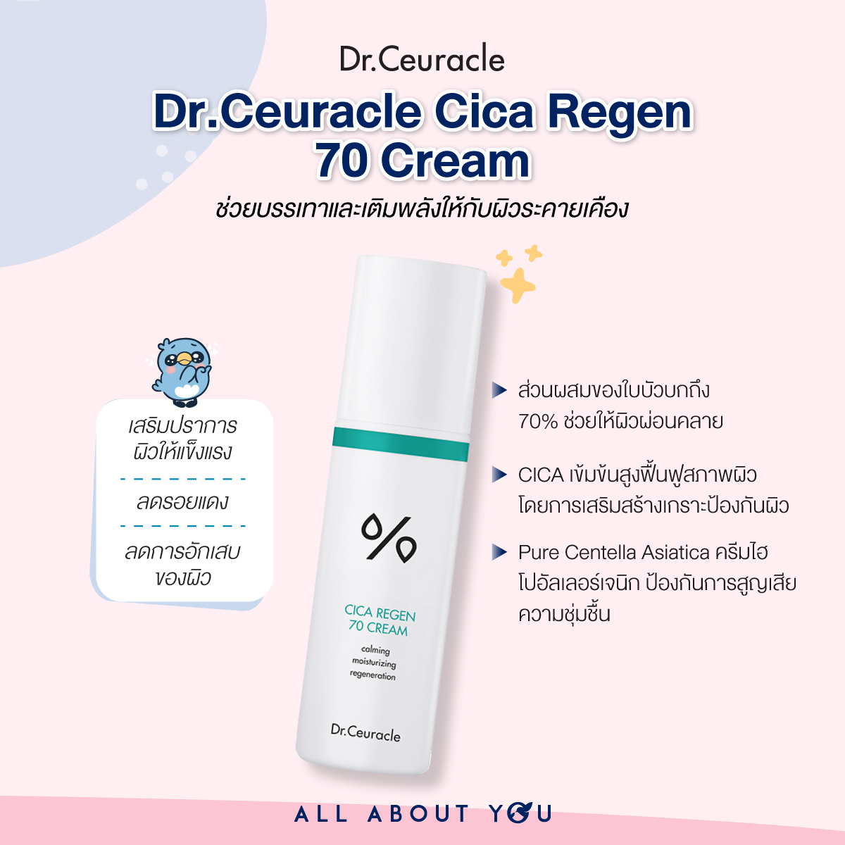Dr.Ceuracle Cica Regen 70 Cream 