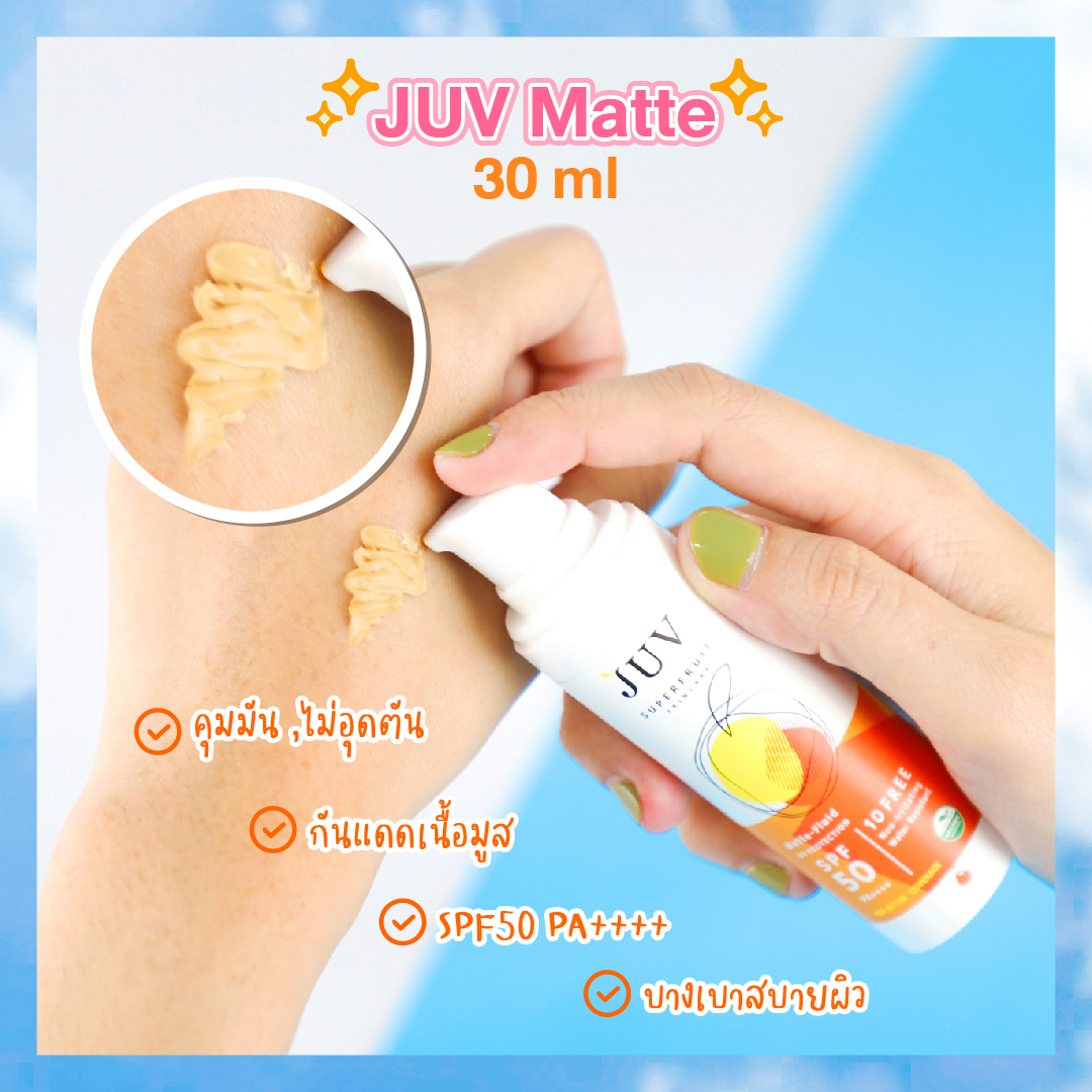 Review -  JUV Superfruit - Matte-Fluid - Serum Brightening Vit C