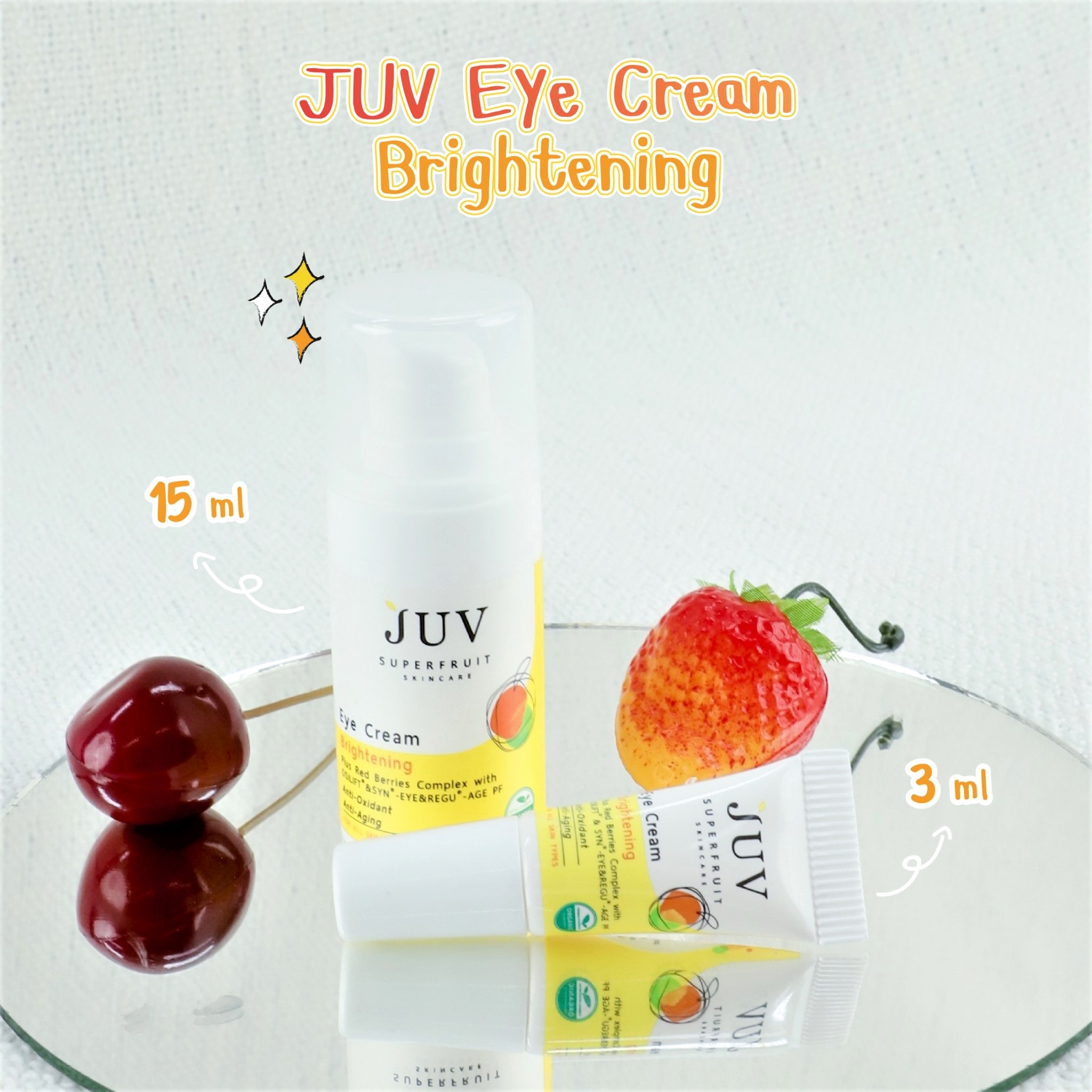 Review JUV อายครีม ผิวรอบดวงตากระจ่างใส ด้วยพลัง Superfruit