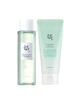 Beauty of Joseon Green Plum Refreshing Cleanser + Toner AHA + BHA