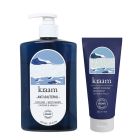 Kraam Anti-Bacterial Cooling Body Wash + Body Whip (Caffeine & Vanilla)