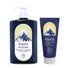 Kraam Anti-Bacterial Brightening Body Wash + Body Serum (Licorice & Lavender)